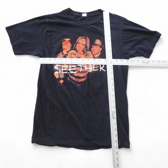 Seether 2008 Band Concert Tour T-Shirt Black Unisex S - Picture 5 of 6